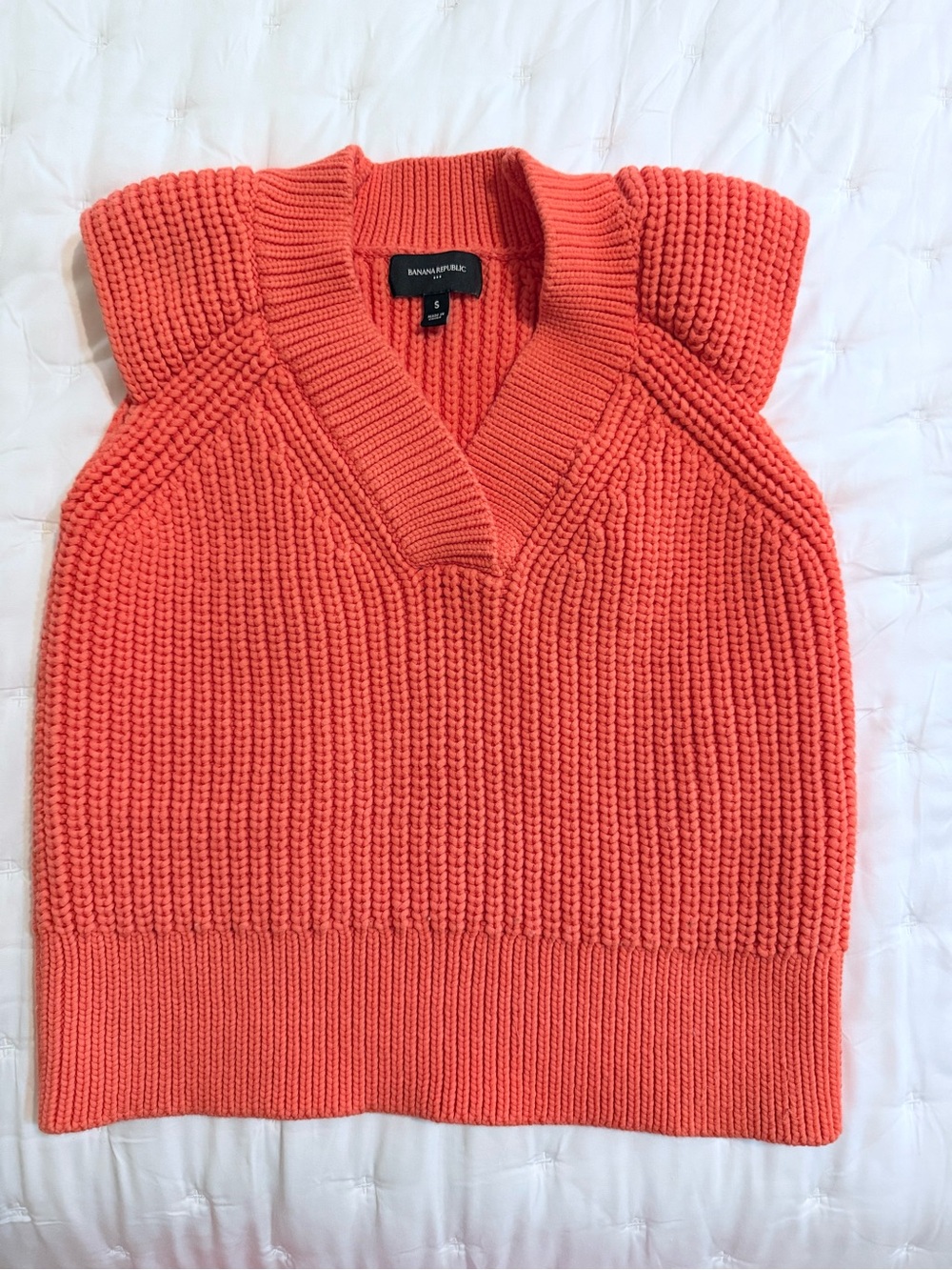 Banana Republic Chunky Knit V-Neck Sweater